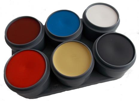 Creme-MakeUp-Palette für die Notfalldarstellung 